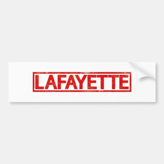 Lafayette-Briefmarke Autoaufkleber (Vorne)