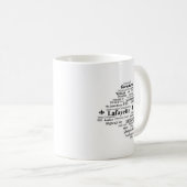 Lafayette-Gemeinde-Louisianastadt-u. Kaffeetasse (VorderseiteRechts)