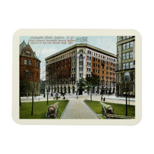 Lafayette Hotel, Buffalo, NY 1909 Vintag Style Magnet