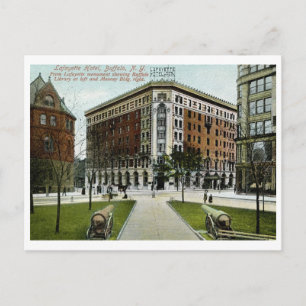Lafayette Hotel, Buffalo, NY 1909 Vintage auf Deut Postkarte
