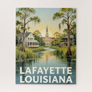 Lafayette Louisiana Cajun Country Reise Puzzle