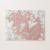 Lafayette Louisiana Map (1983) Puzzle (Horizontal)