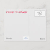 Lafayette, Louisiana Postcard Postkarte (Rückseite)