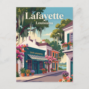 Lafayette, Louisiana Postkarte