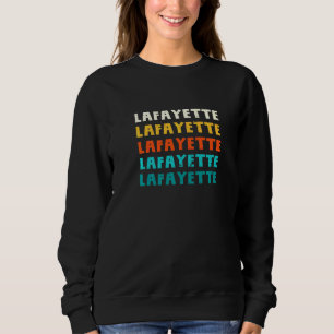 Lafayette Louisiana Vintag La Retro Collection Am Sweatshirt