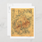 Lafayette NationalparkPanoramakarte Postkarte (Vorne/Hinten)