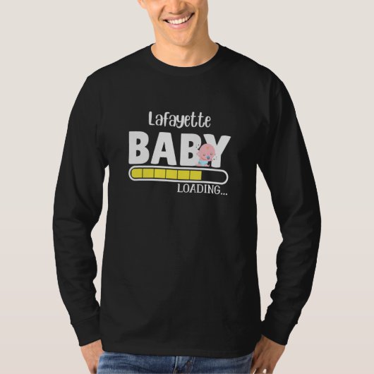 Lafayette Native Pride Funny Staat Kinderpartei Ma T-Shirt (Vorderseite)