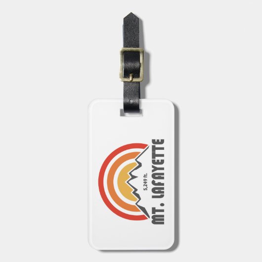 Lafayette New Hampshire Gepäckanhänger (Vorderseite vertikal)