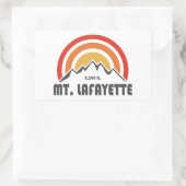 Lafayette New Hampshire Rechteckiger Aufkleber (Tasche)