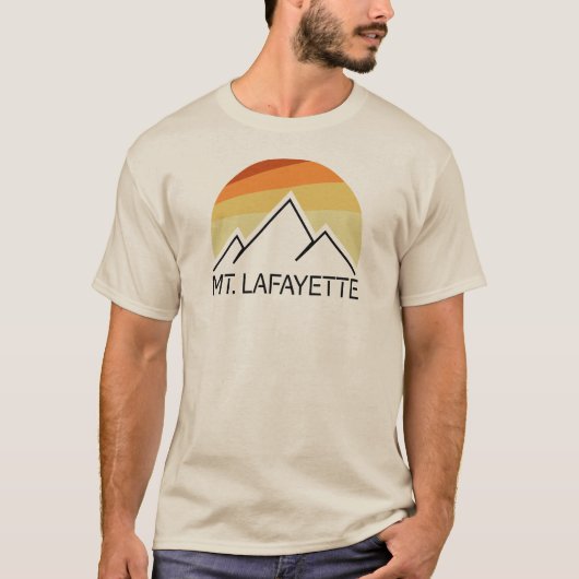 Lafayette New Hampshire Retro T-Shirt (Vorderseite)