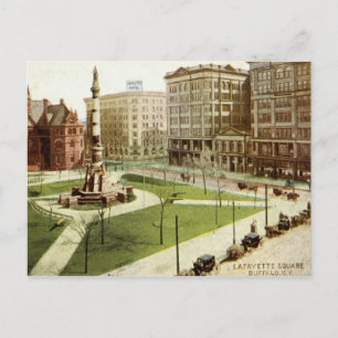 Lafayette-Platz Buffalo NY 1915 vintage Postkarte