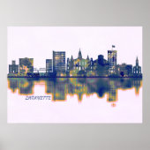 Lafayette Skyline Poster (Vorne)