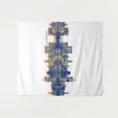 Lafayette Skyline Wandteppich (Vorderseite (Horizontal))