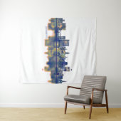 Lafayette Skyline Wandteppich (Beispiel (Horizontal))
