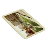 Lafayette Square Buffalo NY 1915 Vintage Postkarte Magnet (Rechte Seite)
