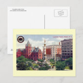 Lafayette Square, Buffalo Vintag Postkarte (Vorne/Hinten)