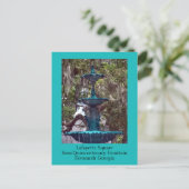 Lafayette Square Fountain Savannah GA Fotografisch Postkarte (Stehend Vorderseite)