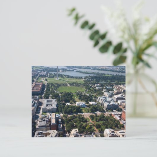 Lafayette Square Luftbild Postkarte (Stehend Vorderseite)