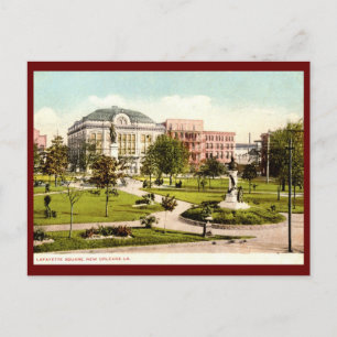 Lafayette Square, New Orleans 1907 Vintage Postkarte