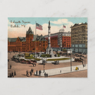 Lafayette Square Vintage Buffalo Postkarte