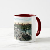 Lafayette St Bridge, Tampa, Florida Vintag Tasse (VorderseiteRechts)