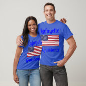 Lafayette Stilvolle Drucke3 T-Shirt (Unisex)