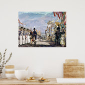 Lafayette und die Nationalgarde von Ken Riley Poster (Küche)