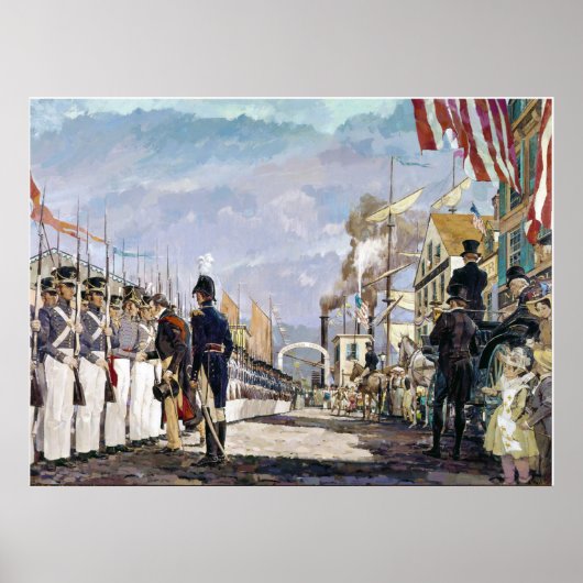 Lafayette und die Nationalgarde von Ken Riley Poster (Vorne)