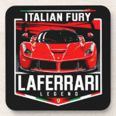 LAFERRARI, ITALIAN FURY GETRÄNKEUNTERSETZER (Vorderseite)