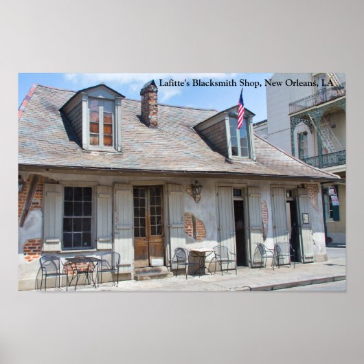 Lafitte's Blacksmith Shop, New Orleans, LA Poster (Vorne)