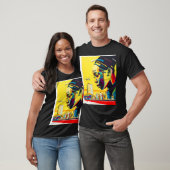 L'Afrique Par Sabena Vintage Reisewerbung T-Shirt (Unisex)