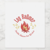 Lag BaOmer Weinetikett (Einzelnes Label)