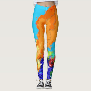 Lag B'Omer ל״ג בעומ Lagerfeuer Grafik modern Leggings