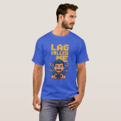 “Lag Killed Me – Funny Arcade Gamer T-Shirt” T-Shirt (Vorne ganz)