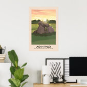 Lagan Valley AONB Reiseplakat Poster (Heimbüro)