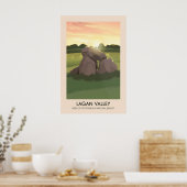 Lagan Valley AONB Reiseplakat Poster (Küche)
