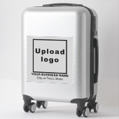 Lage am Großen Platz Vinyl Aufkleber (Koffer)