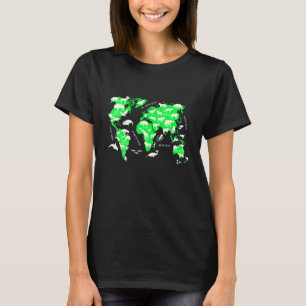 Lage der Anlaufstelle für die Sammlung von World M T-Shirt