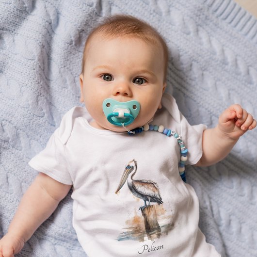 Lage des Pelikans Baby Strampler