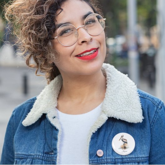 Lage des Pelikans Button