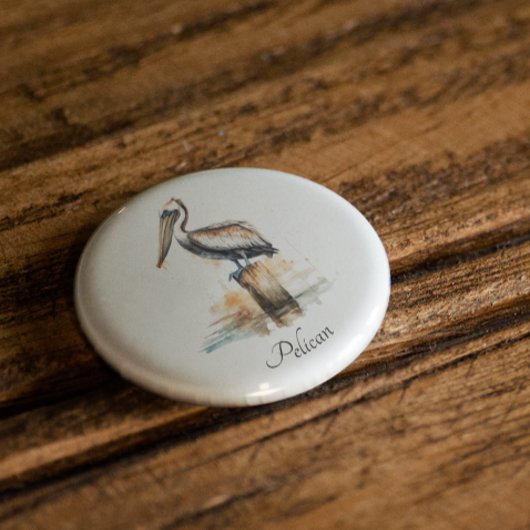 Lage des Pelikans Button