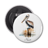 Lage des Pelikans Flaschenöffner (Vorderseite)