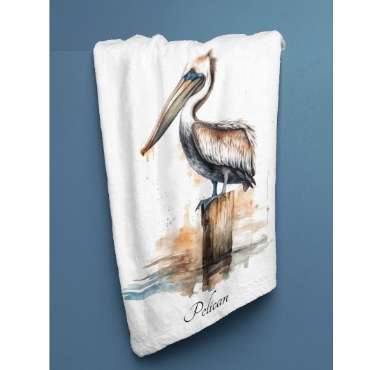 Lage des Pelikans Fleecedecke