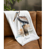 Lage des Pelikans Fleecedecke