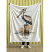 Lage des Pelikans Fleecedecke