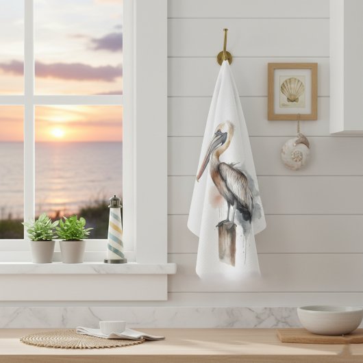 Lage des Pelikans Geschirrtuch