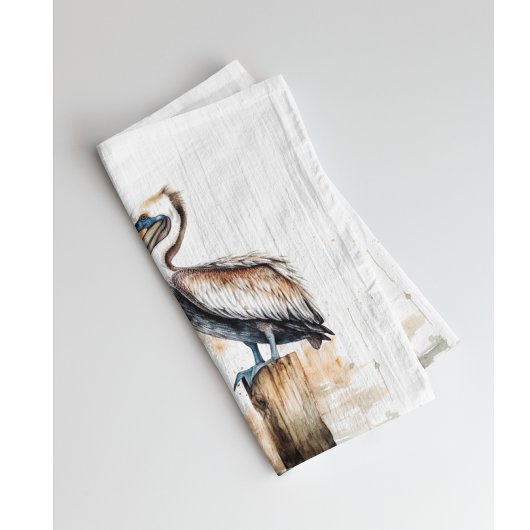 Lage des Pelikans Geschirrtuch