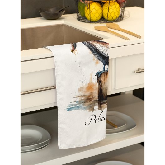 Lage des Pelikans Geschirrtuch