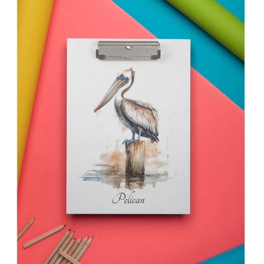 Lage des Pelikans Klemmbrett