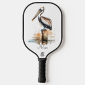 Lage des Pelikans Pickleball Schläger (Rückseite)